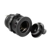 Разъем прикуривателя врезной, чёрный