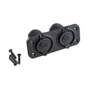 Панель с двумя разъёмами прикуривателя