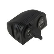 Разъем USB 5 В 3.1А и цифровой вольтметр для крепления на приборную панель