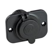 Разъем прикуривателя на панели, врезной, чёрный