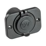 Разъем прикуривателя на панели, врезной, чёрный