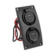 Панель с 2-мя прикуривателями