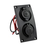 Панель с USB-разъемом и прикуривателем