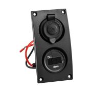 Панель с вольтметром и прикуривателем