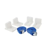 Крепление для стационарных топливных баков, 4 крепления и 2 ремня