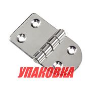 Петля 37,5х70 мм нержавеющая (упаковка из 35 шт.)