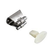 Ограничитель двери 34x16x23 мм, пластиковый держатель