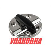 Защелка люка круглая, нержавеющая (упаковка из 16 шт.)