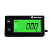 Тахометр универсальный со счетчиком моточасов, датчиком температуры, вольтметром, подсветкой, сменная батарейка