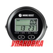 Тахометр универсальный со счетчиком моточасов, подсветкой и внешним питанием, провод 4,5 м (упаковка из 10 шт.)
