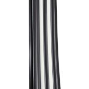 Лента привальная с брызгоотбойником 65мм черно-белая