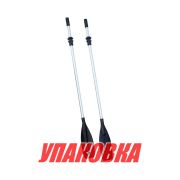 Весло 195 см черное (комплект из 2-х весел) (упаковка из 5 шт.)
