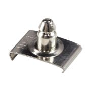 Ответная часть DOT для тентовой застежки на клипсе, никелированная латунь