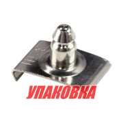 Ответная часть DOT для тентовой застежки на клипсе, никелированная латунь (упаковка из 100 шт.)