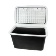 Ящик врезной с крышкой, замком и ключом, 355х600х320 мм