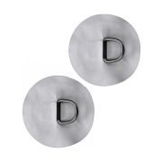 Кольцо D-образное серое, 2 шт