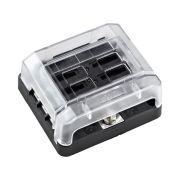 Блок на 6 предохранителей ATP/ATC/ATO с крышкой