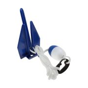 Якорь Дэнфорта 1 кг в пластиковой оболочке с веревкой 4,5 м и поплавком