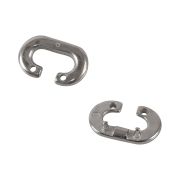 Звено цепи соединительное 6 мм, нержавеющее