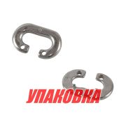 Звено цепи соединительное 6 мм, нержавеющее (упаковка из 5 шт.)