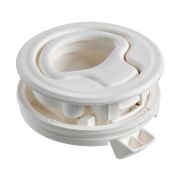 Ручка для люка врезная, утапливаемая, белая