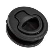 Ручка для люка врезная, утапливаемая, черная