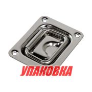 Ручка палубная потайная 76х57 мм, нержавеющая (упаковка из 10 шт.)