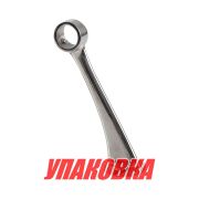 Стойка поручня проходная под трубу 7/8 (22 мм), поперечная, высота 127 мм (упаковка из 50 шт.)