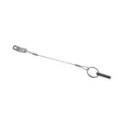 Палец-фиксатор быстросъемный с кольцом и тросиком, 6*34 мм