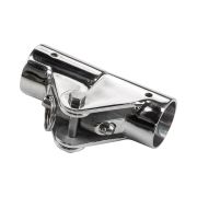 Кронштейн складной с фиксацией нержавеющий д. 25 мм