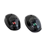 Огни ходовые светодиодные, черный корпус, комплект