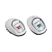 Огни ходовые светодиодные, белый корпус, комплект