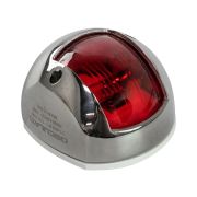 Огонь ходовой Compact 12, нержавеющий корпус, 12 В, красный