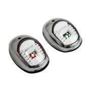 Огни ходовые светодиодные 95х60 мм, нержавеющий корпус