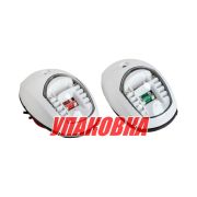 Огни ходовые светодиодные, белый корпус, комплект (упаковка из 6 шт.)