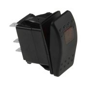 Переключатель двухпозиционный (ON)-OFF 12 В/20А 5Р с подсветкой без фиксации 1 положения