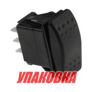 Переключатель трехпозиционный (ON)-OFF-(ON) 12 В/20А 6Р без фиксации (упаковка из 25 шт.)