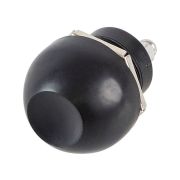 Кнопка без фиксации 12 В 3А, OFF-(ON) 2P, D22 с резиновым колпачком