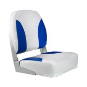 Кресло мягкое складное Classic, обивка винил, цвет серый/синий, Marine Rocket