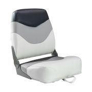 Кресло мягкое складное Premium, обивка винил, цвет белый/серый/угольный, Marine Rocket