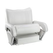 Кресло с перекидной спинкой и болстером Twin 46 Flip Up, обивка белый винил