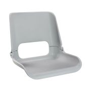 Кресло пластиковое серое