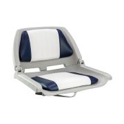 Кресло мягкое складное, обивка винил, цвет белый/синий, Marine Rocket