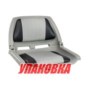 Кресло мягкое складное, обивка винил, цвет серый/угольный, Marine Rocket (упаковка из 4 шт.)