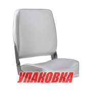 Кресло мягкое складное, высокая спинка, обивка винил, цвет серый, Marine Rocket (упаковка из 4 шт.)