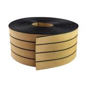 Покрытие палубное 200ммx5мм, тик классический, черная полоса, Marine Rocket