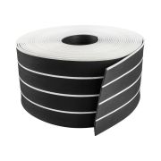 Покрытие палубное 200ммx5мм, черный, белая полоса, Marine Rocket