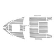 Комплект палубного покрытия для Феникс 560, тик серый, Marine Rocket