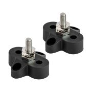 Клемма-штифт одинарная, M6, черная/черная