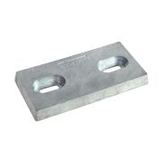 Анод цинковый для корпуса, 200x100x21 мм